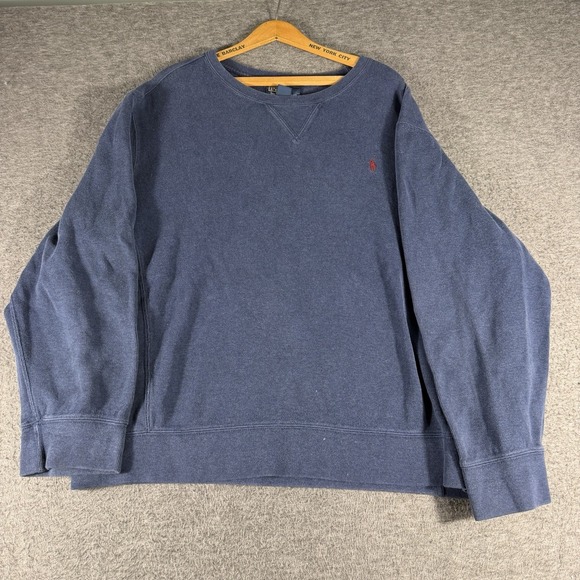 Polo Ralph Lauren Other - Vintage Polo Ralph Lauren Sweater Sweatshirt Preppy Men 2XL Blue Crewneck Pony